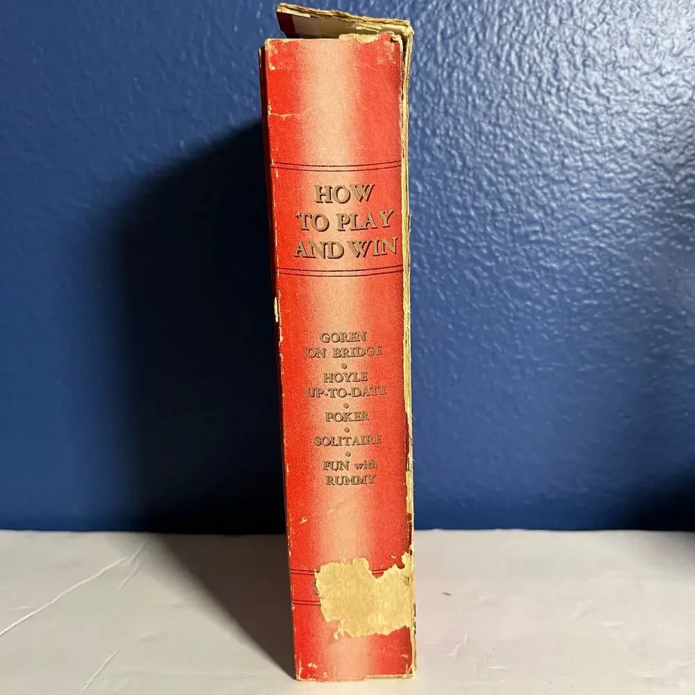 Vintage 1950's Boxed Set‎ Of How To Play And Win Card Games Books